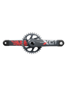 Pedaleiro e Prato SRAM X01 EAGLE X-SYNC2 Carbono 165mm...