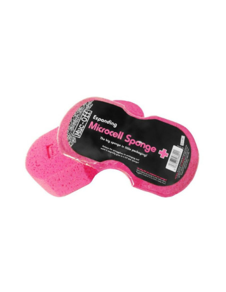 Esponja Muc-Off Microcélulas Rosa Compacta Ergonómica