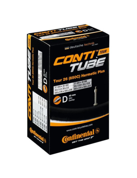 Câmara Continental Tour Hermetic Plus 26x1.75 Válvula Presta 42mm