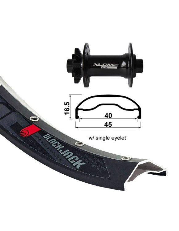 Roda Dianteira XLC TA-15 27.5" Disco Boost...