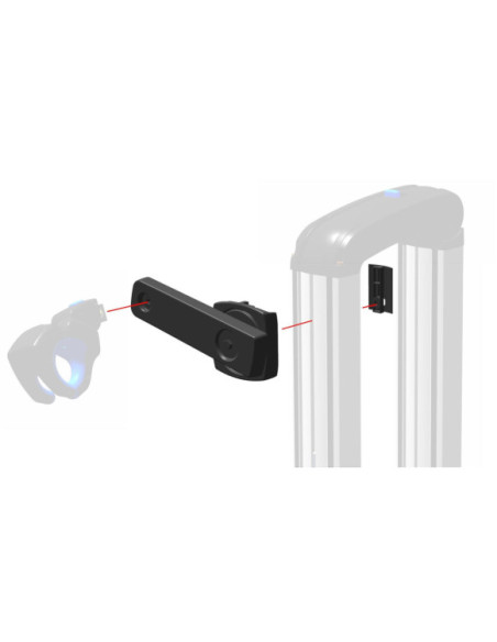 Adaptador de Quadro para Suporte de Bicicletas XLC CC-X61 Acolchoado