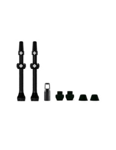 Válvulas Tubeless Muc-Off V2 60mm Preto Alumínio