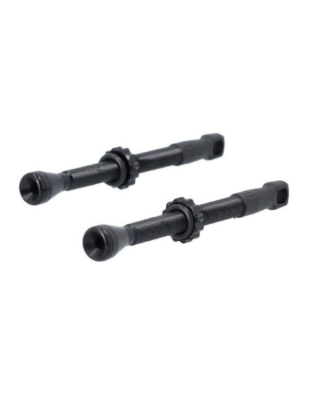 Válvulas Tubeless XLC PU-X17 45mm Preto