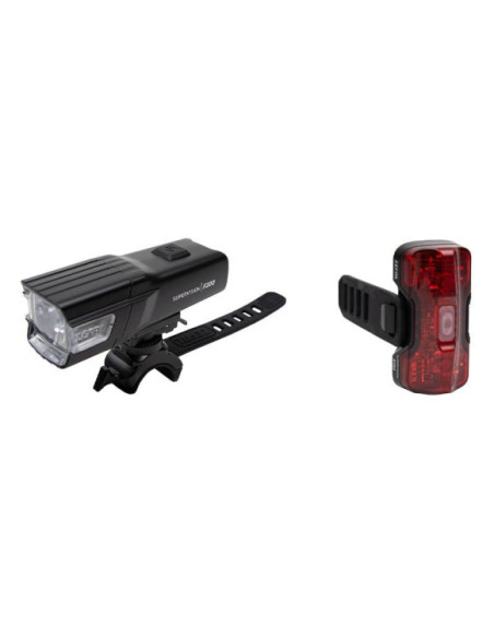 Conjunto de Luzes Zefal SUPERVISION DELANTERA F200 TRASERA R150 USB