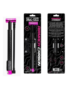 Mini Bomba Muc-Off AIRMACH Presta/Standard Carbono 2