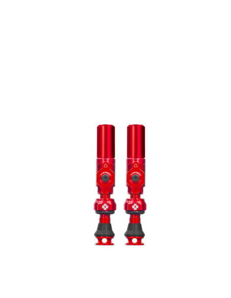 Válvulas Tubeless Muc-Off BIG BORE HYBRID 30mm Vermelhas