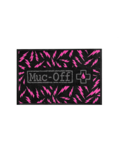Tapete Absorvente Muc-Off 600x900mm Preto Rosa