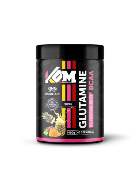 Suplemento BCAA Glutamina KOM Sabor Ananás 400g