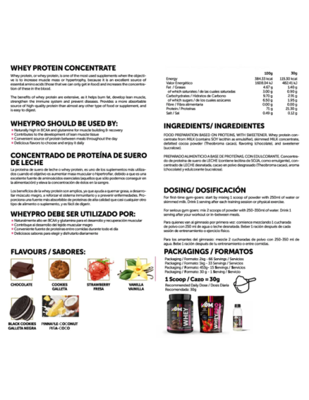 Proteína Whey KOM Chocolate Sachê 453g