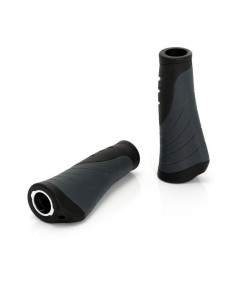 Punhos Ergonómicos XLC GR-S04 135mm Pretos/Cinzento 2