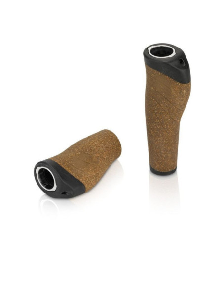 Punhos XLC GR-S32 Cortiça 135/92mm Castanho/Preto