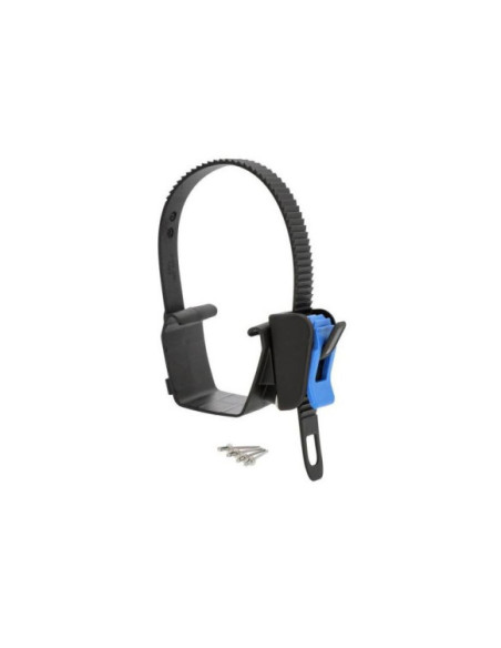 Kit Fixação Roda Porta-Bicicletas XLC Almofadado Correia Fecho