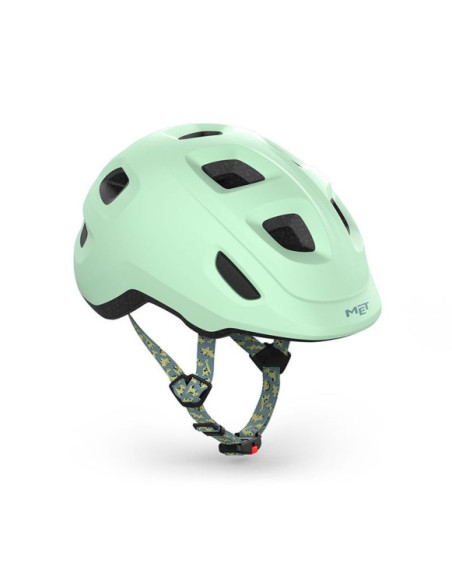 Capacete de Criança MET HOORAY Verde Mate Proteção Extra