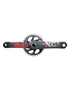 Pedaleiro e Prato SRAM X01 EAGLE X-SYNC2 Carbono 165mm... 2