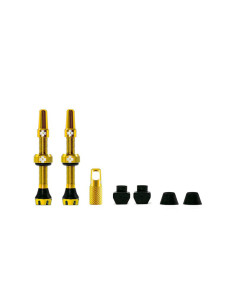Válvulas Tubeless Muc-Off V2 44mm Douradas 2