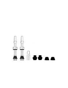 Válvulas Tubeless Muc-Off V2 44mm Prata Alumínio 2
