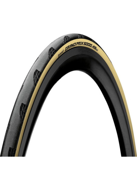 Pneu Continental Grand Prix 5000 AllSeason 700x28C Tubeless Ready Preto/Creme