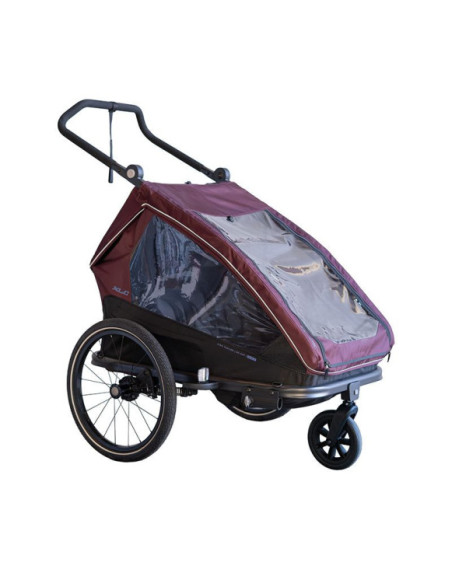 Reboque de Criança XLC BS-K01 Duo T 20" Vermelho Bordô