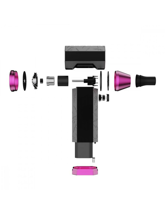 Secador Muc-Off BLOW IT USB Alumínio Preto/Rosa