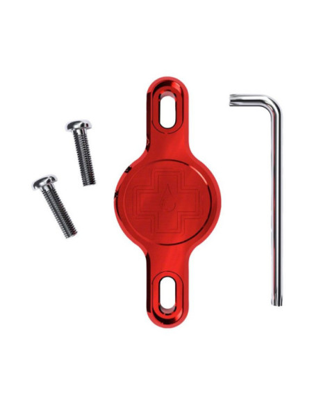 Suporte para AirTag Muc-Off Secure Tag V2 Alumínio Porta-bidon