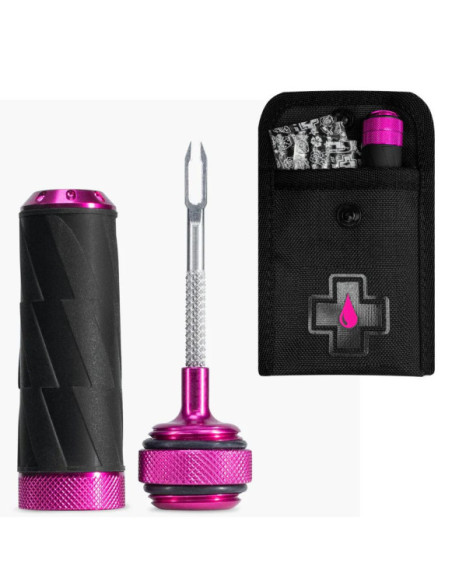 Kit Reparação Tubeless Muc-Off TUBELESS REPAIR CAPSULE Alumínio Rosa