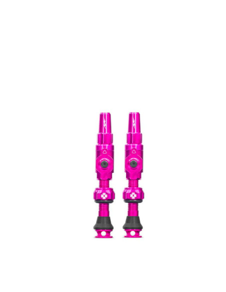 Conjunto de Válvulas Tubeless Muc-Off BIG BORE LITE 35mm Rosa