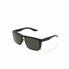 Óculos 100% Renshaw - Preto, Lentes Cinzento Verde