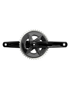 Pedaleira e Pratos SRAM RIVAL D1 DUB 172.5mm Alumínio 12V 2