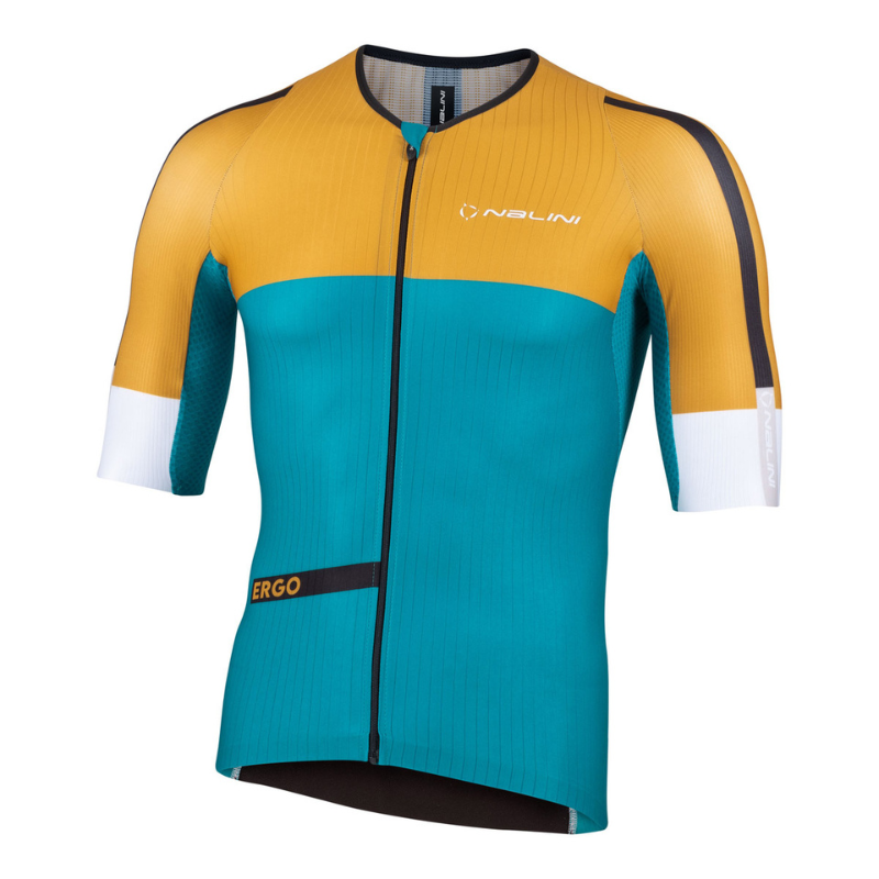 Camisola Nalini Veloce Blue/Gold Jersey