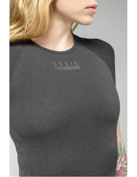 Camisola Interior Manga Curta Gobik LIMBER SKIN Mulher BASALT