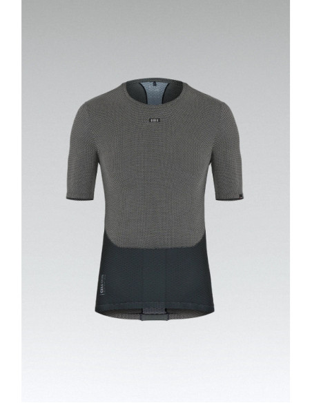 Camisola Interior Manga Curta Gobik CELL SKIN Mulher GREYBLACK