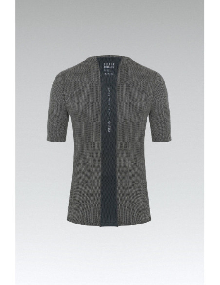 Camisola Interior Manga Curta Gobik CELL SKIN Mulher GREYBLACK
