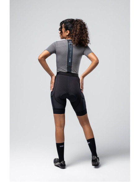 Calções de Ciclismo Gobik COMMANDER STRAPLESS Mulher BLACK - K6