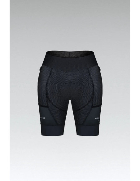 Calções de Ciclismo Gobik COMMANDER STRAPLESS Mulher BLACK - K6