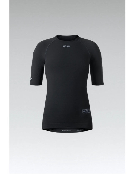 Camiseta Interior Manga Curta Gobik WINTER MERINO Mulher COAL