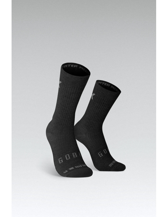 Meias Gobik WINTER MERINO Unissexo COAL