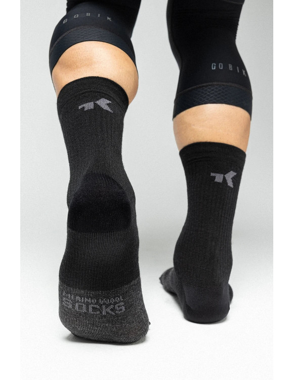 Meias Gobik WINTER MERINO Unissexo COAL