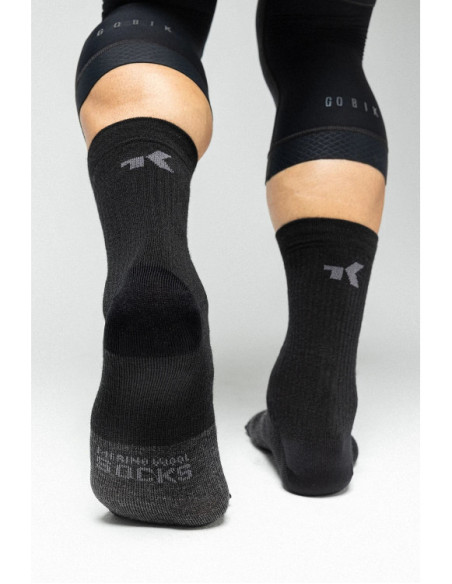 Meias Gobik WINTER MERINO Unissexo COAL