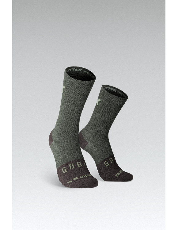 Meias Gobik WINTER MERINO Unissexo OLIVE