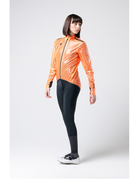 Casaco Impermeável Leve Gobik PLUVIA 2.0 Unissexo BLAZING ORANGE