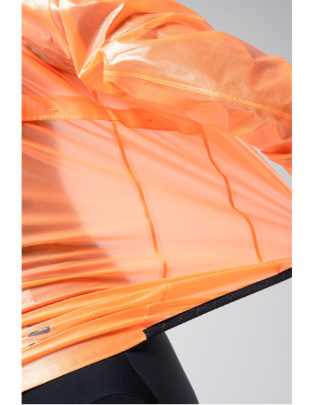 Casaco Impermeável Leve Gobik PLUVIA 2.0 Unissexo BLAZING ORANGE