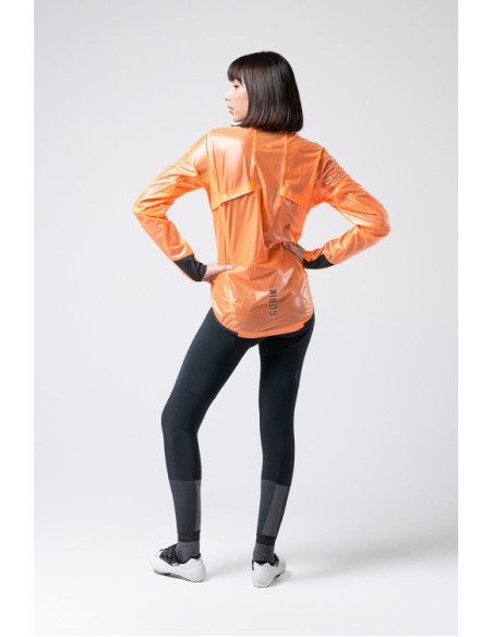 Casaco Impermeável Leve Gobik PLUVIA 2.0 Unissexo BLAZING ORANGE