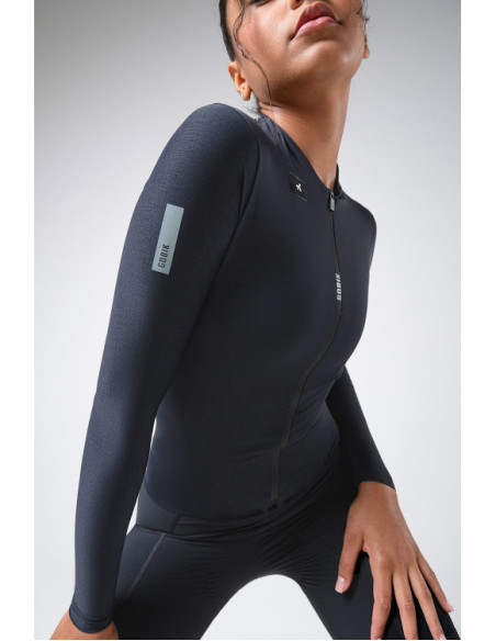 Camisola de Ciclismo Manga Comprida Gobik AVALON Unisexo INK BLACK