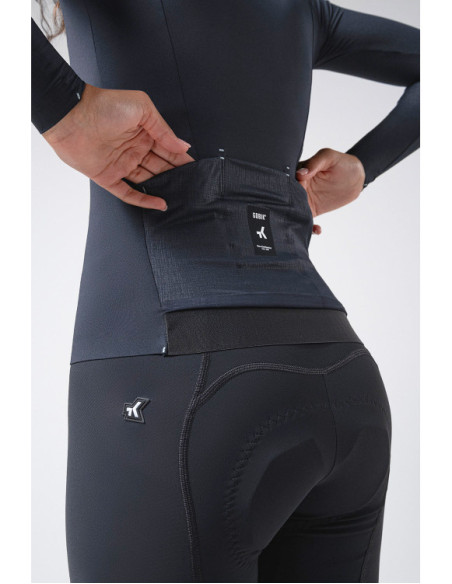 Camisola de Ciclismo Manga Comprida Gobik AVALON Unisexo INK BLACK