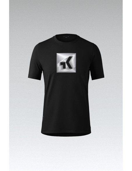 T-shirt Gobik OVERLINES 2.0 Unissexo JET BLACK