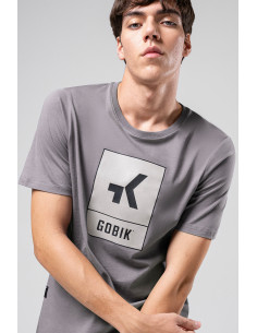 T-shirt Gobik OVERLINES 2.0 Unisexo PEWTER 2