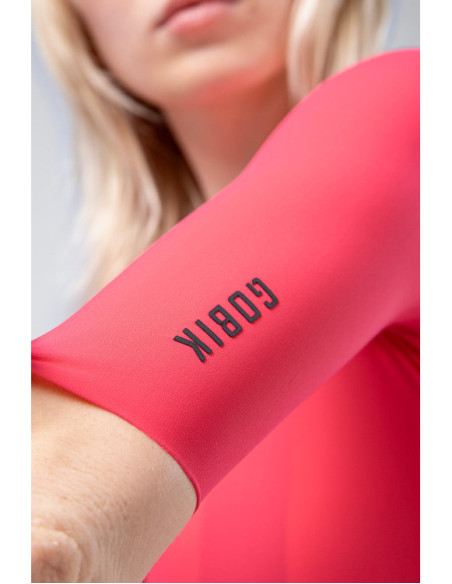 Camisola de Ciclismo Gobik CX SOLID Unissexo CERISE