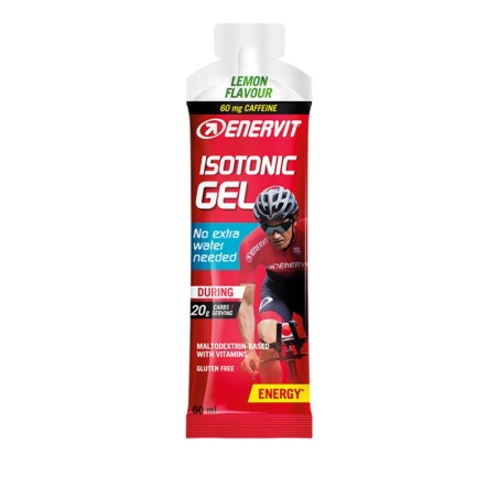 Gel Isotônico Enervit Limão e Cafeína 60ml