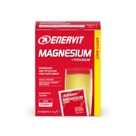 Suplemento Enervit Potássio + Magnésio Limão 15g