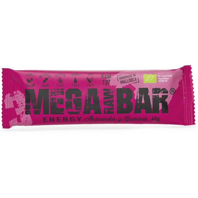 Barra MegaRawBar 3 Protein Arandos e Guaraná 40g